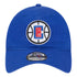 New Era Clippers 2023 Draft 9Twenty Adjustable Hat In Blue - Front View