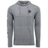 Unisex Clippers Flag T-Shirt Hoodie In Grey - Front View