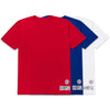 3-Pack Short Sleeve Tee by No Caller ID In Red, Blue & White - Combined Tees Front View