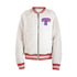 Girls New Era Clippers Sherpa Full-Zip Jacket In White - Front View