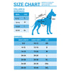 Pet Jersey In Blue - Size Chart View