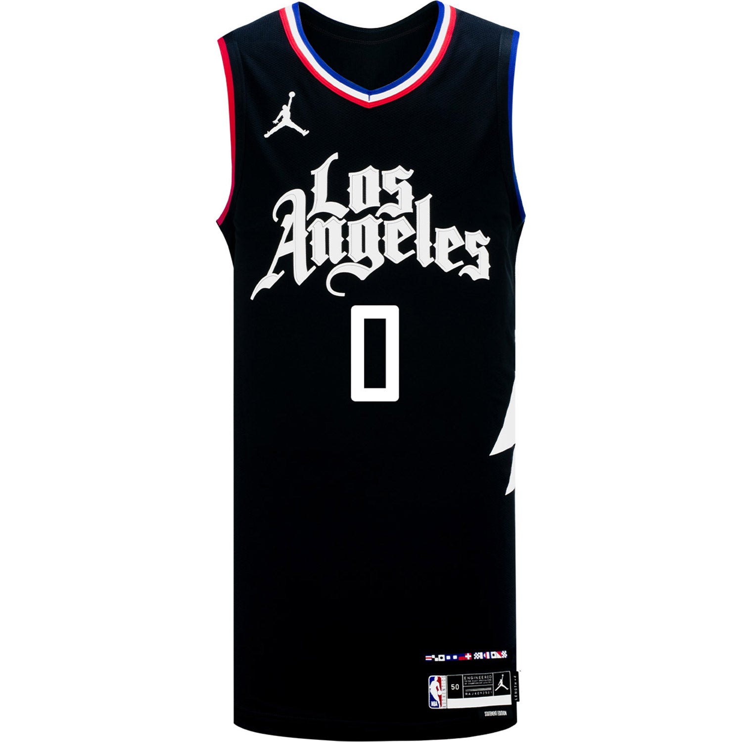 Men's Nike Clippers Custom Personalized Swingman Black NBA 2020-21