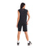 Ladies G-III DKNY Clippers Roller Armhole Tank Top In Black - Back View On Model