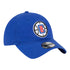 New Era Clippers 2023 Draft 9Twenty Adjustable Hat In Blue - Angled Right Side View