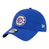 New Era Clippers 2023 Draft 9Twenty Adjustable Hat In Blue - Angled Left Side View
