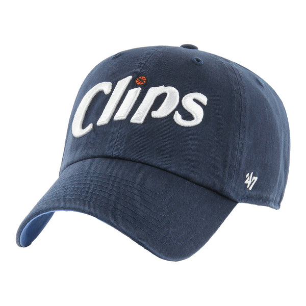 2023-24 LA Clippers CITY EDITION '47 Brand Clean Up Hat - In Blue - Angled Left View