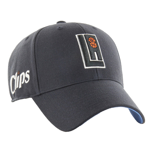 2023-24 LA Clippers CITY EDITION '47 Brand MVP Hat In Blue - Angled Right Side View