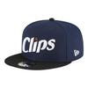 2023-24 LA Clippers CITY EDITION New Era 9FIFTY Hat - In Blue - Left Angled View
