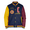 Clippers New Era Letterman Jacket - Front View