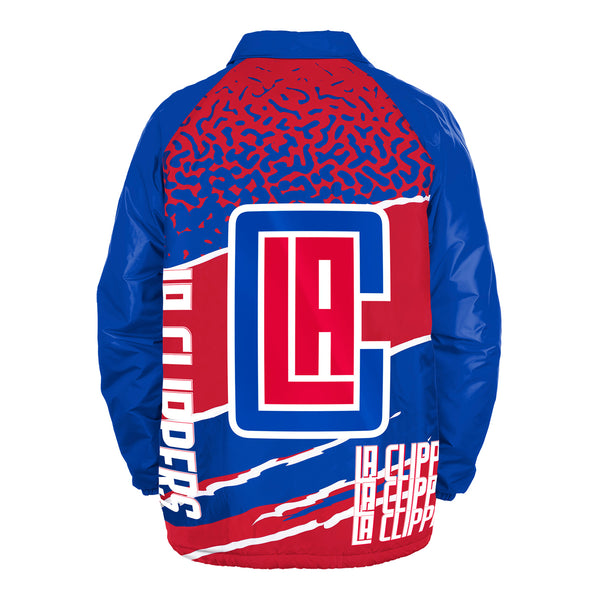 Clippers New Era Sublimated Jacket - Back View