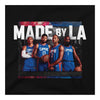 LA Clippers x Made By LA T-Shirt In Black - Zoom View On Front Graphic