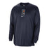 2023-24 LA Clippers CITY EDITION Nike Long Sleeve Pregame T-Shirt In Blue - Front View
