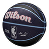 2023-24 LA Clippers CITY EDITION Wilson Collector Basketball - In Blue - Angled Left View