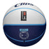 2023-24 LA Clippers CITY EDITION Wilson Icon Basketball - In Blue - Alternate Overhead View