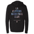 LA Clippers Chrome Hooded Sweatshirt in Black - Back View