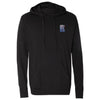 LA Clippers Chrome Hooded Sweatshirt in Black - Front View