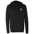 LA Clippers Chrome Hooded Sweatshirt in Black - Front View