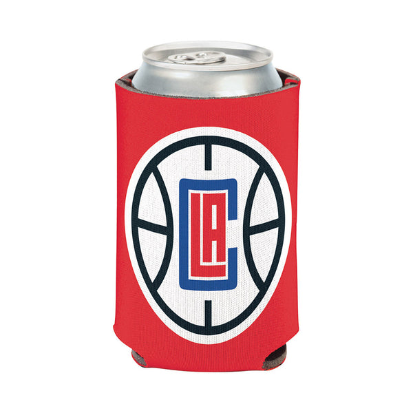 12 oz. Two Tone Can Cooler in Blue and Red - Back View