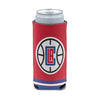 12 oz. Red Slim Can Cooler - Front View