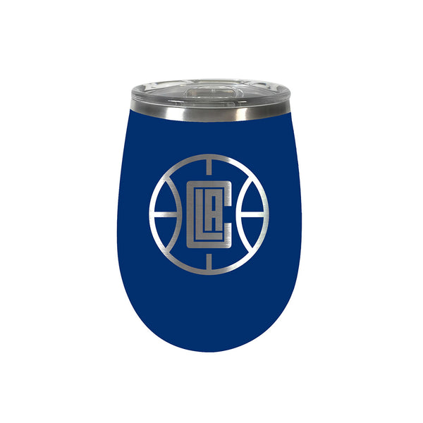 10 oz. Wine Tumbler in Blue - Front View