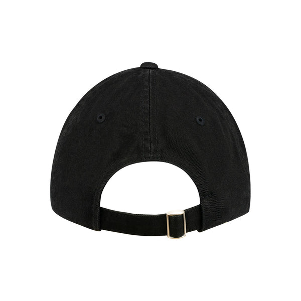 Ladies Unstructured Hat in Black - Back View