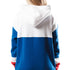 Embroidered Jacket by Ultra Game in Red White and Blue - Back Worn View