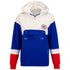 Embroidered Jacket by Ultra Game in Red White and Blue - Front Open Pocket View