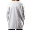 Ladies Oversize Crewneck by Ultra Game in Gray - Back View