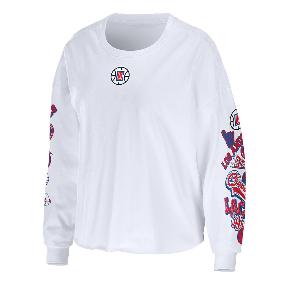 Ladies WEAR by Erin Andrews Celebration Long Sleeve T-Shirt | Clippers ...