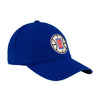 Unstructured Blue Hat In Blue - Angled Right Side View