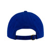 Unstructured Blue Hat In Blue - Back View