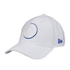 Hex Tech 39THIRTY Tonal Logo Flex Hat In White - Angled Left Side View