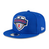 NBA Tip Off 9FIFTY Snapback Hat In Blue - Angled Left Side View