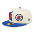 2022 Draft 59FIFTY Fitted Hat In White - Angled Left Side View