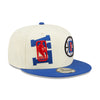 2022 Draft 9FIFTY Snapback Hat In White - Angled Right Side View