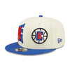 2022 Draft 9FIFTY Snapback Hat In White - Angled Left Side View
