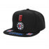 Mitchell & Ness Clippers Front Loaded Snapback Hat In Black - Angled Left Side View