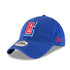 New Era Clippers Adjustable Core Classic Hat In Blue - Angled Left Side View
