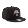 New Era Clippers Statement Snapback Hat In Black - Angled Right Side View