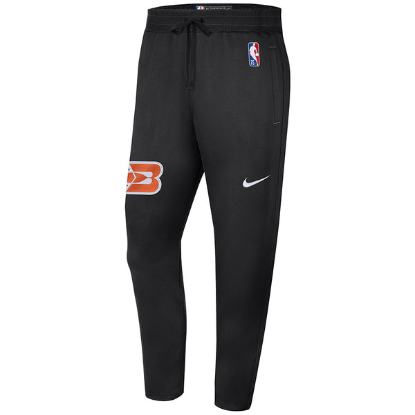 2021 LA Clippers City Edition Moments Mixtape Nike Pants In Black - Front View