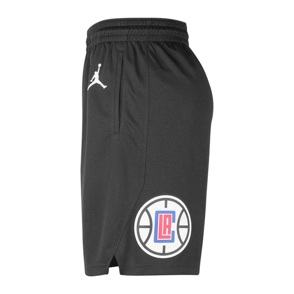 Clippers 2022-2023 Statement Shorts In Black & White - Left Side View
