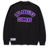 Varsity Cardigan by No Caller ID In Black - Back View