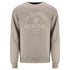 LA Clippers Basketball Vintage Ivory Tonal Crewneck Sweatshirt In Ivory - Front View