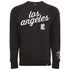 2022-23 LA Clippers City Edition Sportiqe Harmon Crewneck Sweatshirt In Black & White - Front View