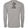Mister Cartoon Clippers Cursive Tee In Grey - Back View
