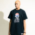 Clippers Korean Hertiage T-Shirt In Black - Front View On Model