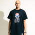 Clippers Korean Hertiage T-Shirt In Black - Front View On Model
