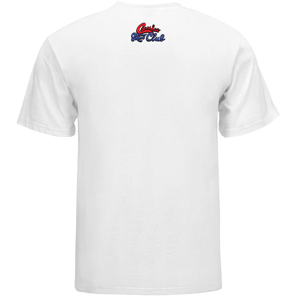 Clippers x Crenshaw Skate Club T-Shirt In White - Back View