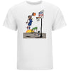 Clippers x Crenshaw Skate Club T-Shirt In White - Front View