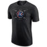 Clippers ATC Tie Dye Short Sleeve T-Shirt by Nike In Black - Front View